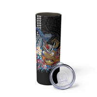 Personalized Japanese Koi Fish Ramen Skinny Tumbler Aloha Shark Kakau Pattern
