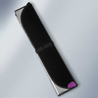 ANZAC Day Remembrance Auto Sun Shade Purple Poppy We Will Remember Them