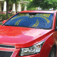 Oceania Football Solomon Kings Auto Sun Shade Polynesian Tribal Pattern