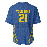 Custom Oceania Football Solomon Kings Baseball Jersey Polynesian Tribal Pattern