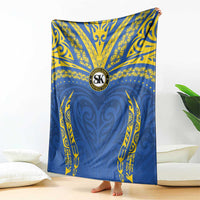 Oceania Football Solomon Kings Blanket Polynesian Tribal Pattern