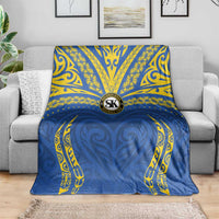 Oceania Football Solomon Kings Blanket Polynesian Tribal Pattern