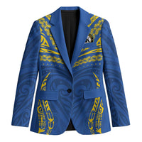 Custom Oceania Football Solomon Kings Blazer Polynesian Tribal Pattern