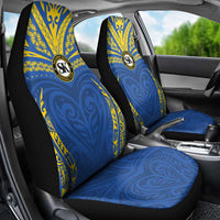 Oceania Football Solomon Kings Car Seat Cover Polynesian Tribal Pattern
