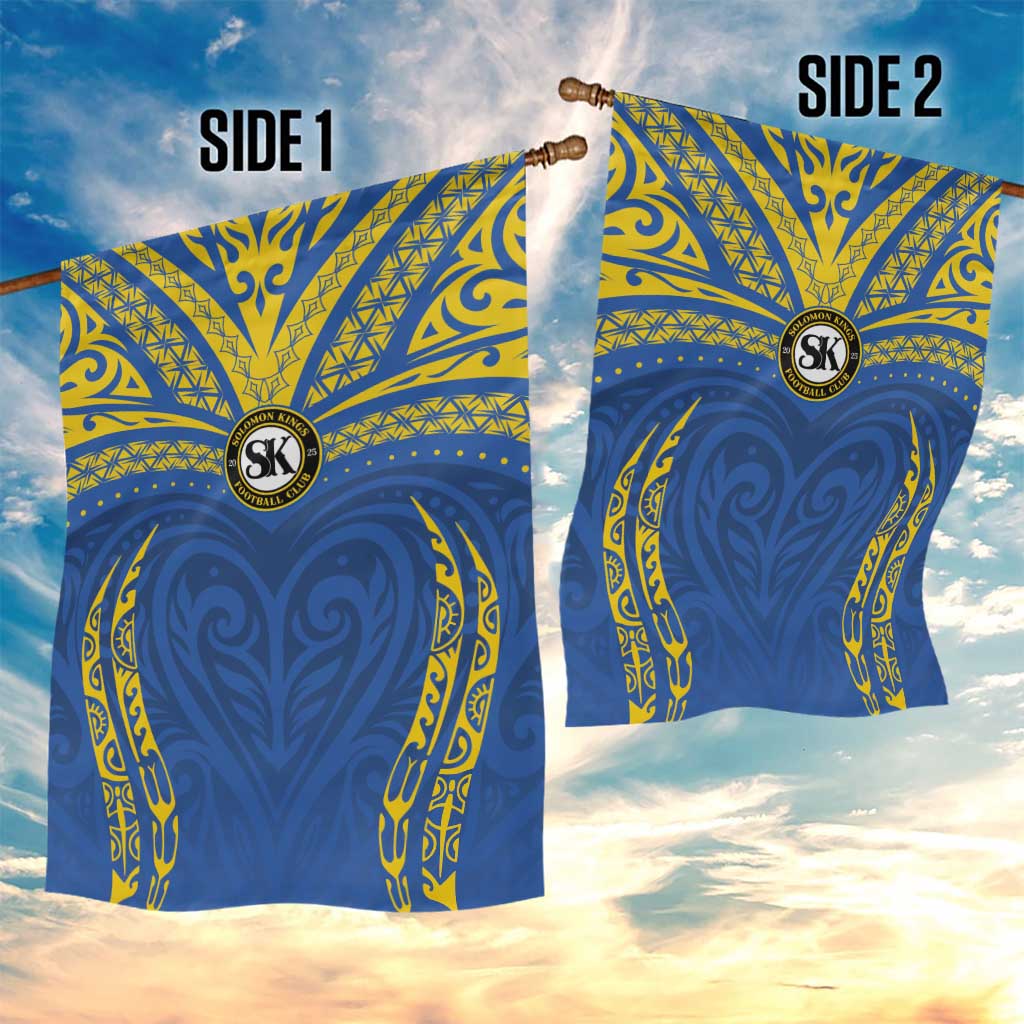 Oceania Football Solomon Kings Garden Flag Polynesian Tribal Pattern