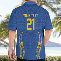 Custom Oceania Football Solomon Kings Hawaiian Shirt Polynesian Tribal Pattern
