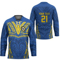Custom Oceania Football Solomon Kings Hockey Jersey Polynesian Tribal Pattern LT9 - Polynesian Pride