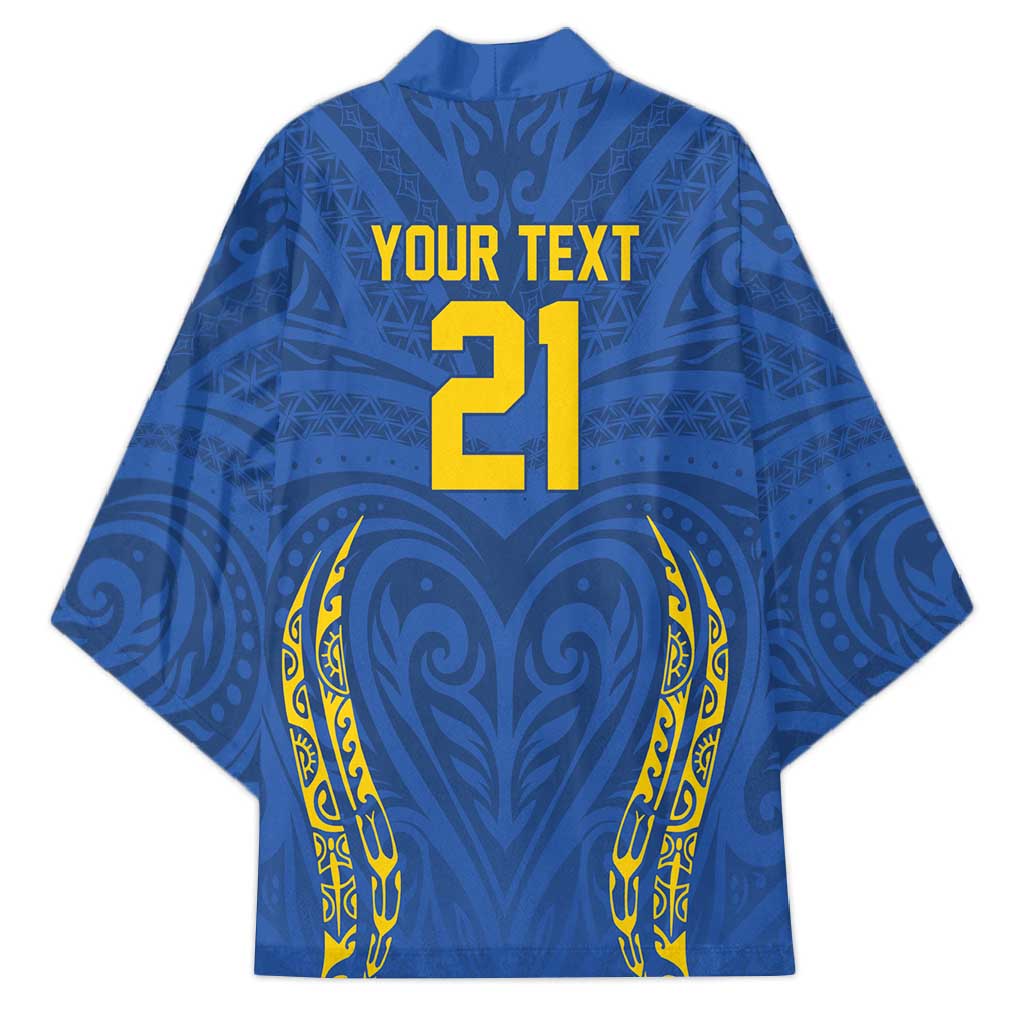 Custom Oceania Football Solomon Kings Kimono Polynesian Tribal Pattern