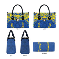 Oceania Football Solomon Kings Leather Bag Polynesian Tribal Pattern