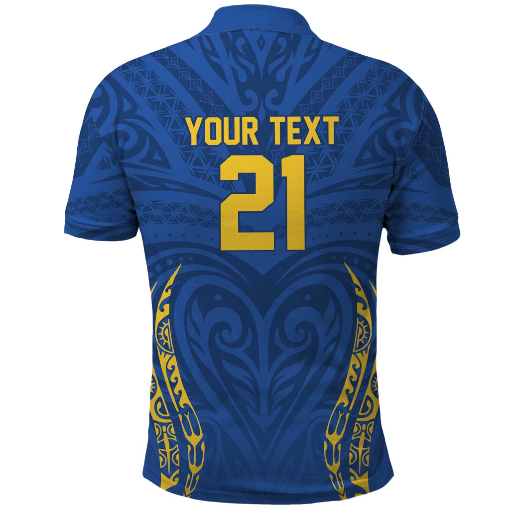 Custom Oceania Football Solomon Kings Polo Shirt Polynesian Tribal Pattern LT9 - Polynesian Pride