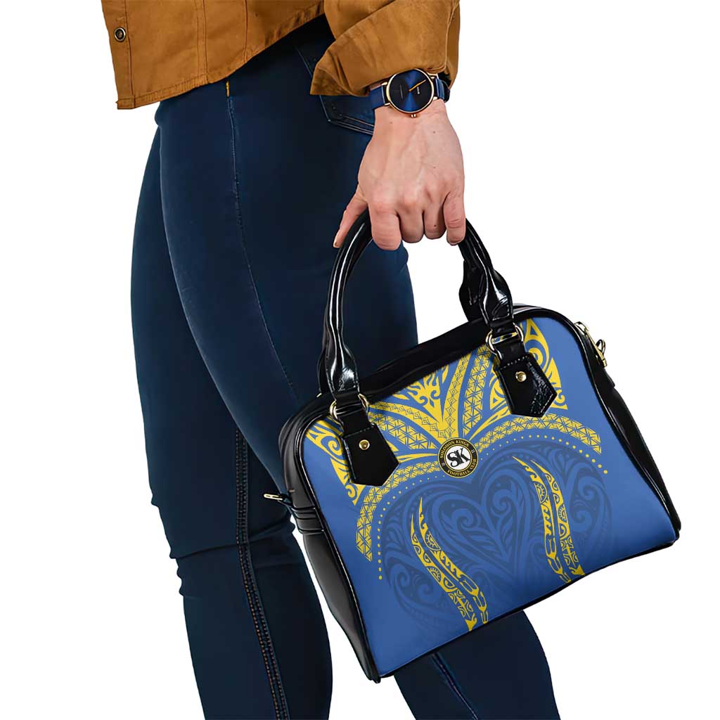 Oceania Football Solomon Kings Shoulder Handbag Polynesian Tribal Pattern