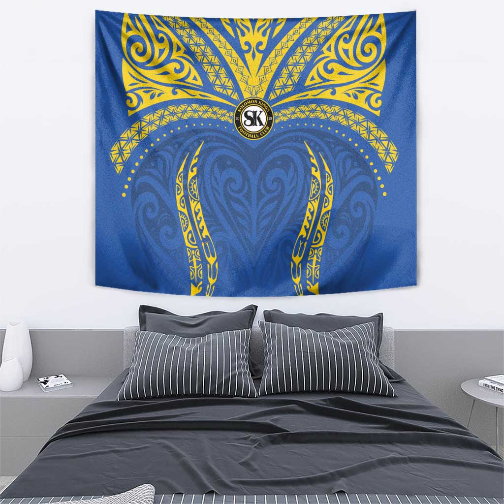 Oceania Football Solomon Kings Tapestry Polynesian Tribal Pattern