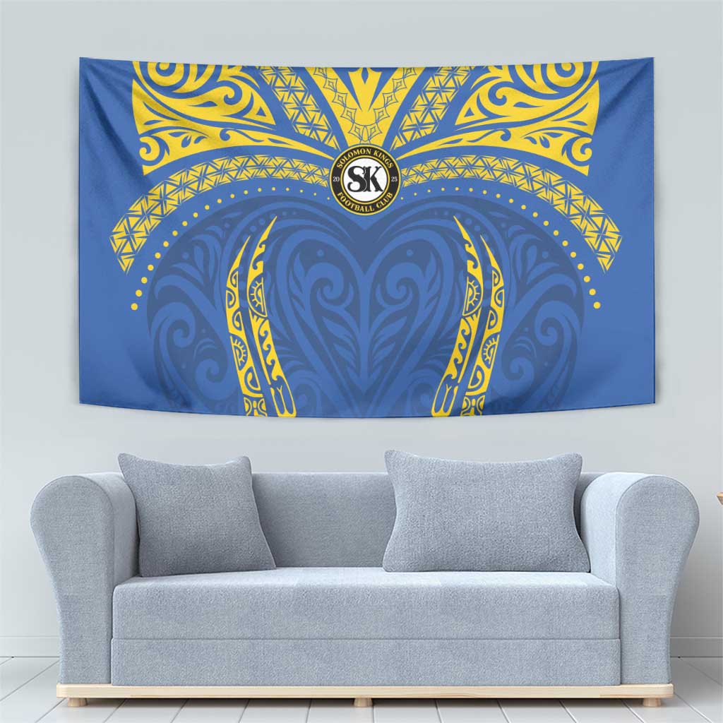 Oceania Football Solomon Kings Tapestry Polynesian Tribal Pattern