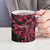 All Black Maori Tribal Tattoo Personalised Ceramic Mug Classic Red Polynesian Style - Polynesian Pride