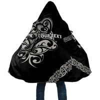 All Black Maori Tribal Tattoo Personalised Cloak Stone Gray Polynesian Style - Polynesian Pride