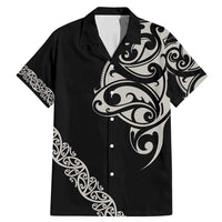 All Black Maori Tribal Tattoo Personalised Family Matching Mermaid Dress and Hawaiian Shirt Stone Gray Polynesian Style - Polynesian Pride