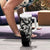 All Black Maori Tribal Tattoo Personalised Tumbler With Handle Stone Gray Polynesian Style - Polynesian Pride