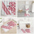 All White Maori Tribal Tattoo Personalised Bathroom Set Classic Red Polynesian Style - Polynesian Pride