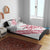 All White Maori Tribal Tattoo Personalised Bedding Set Classic Red Polynesian Style - Polynesian Pride