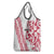 All White Maori Tribal Tattoo Personalised Grocery Bag Classic Red Polynesian Style - Polynesian Pride