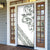 All White Maori Tribal Tattoo Personalised Door Cover Moss Green Polynesian Style - Polynesian Pride