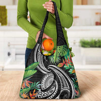 Polynesian Pacific Rugby Tribal Grocery Bag Tropical Vibe