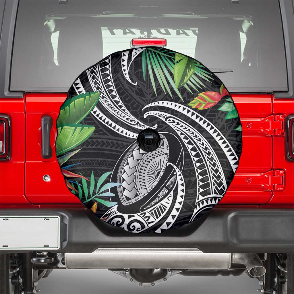 Polynesian Pacific Rugby Tribal Spare Tire Cover Tropical Vibe