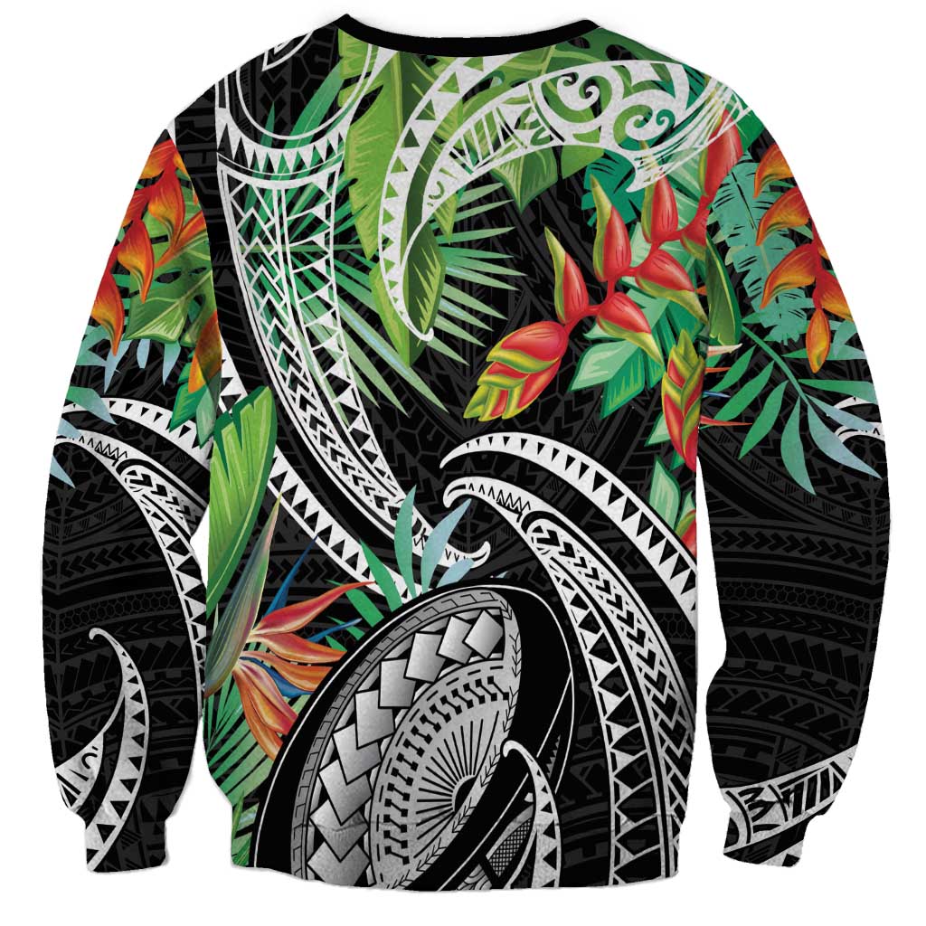 Polynesian Pacific Rugby Tribal Sweatshirt Tropical Vibe