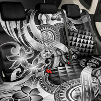 Aloha Black Tribal Honu Tattoo Back Car Seat Cover