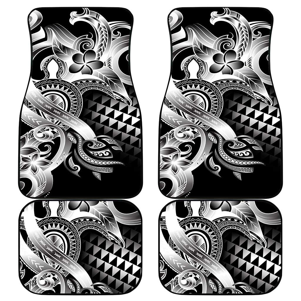 Aloha Black Tribal Honu Tattoo Car Mats