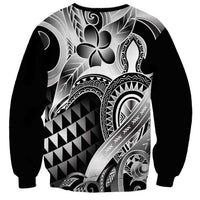 Aloha Black Tribal Honu Tattoo Sweatshirt LT9 - Polynesian Pride