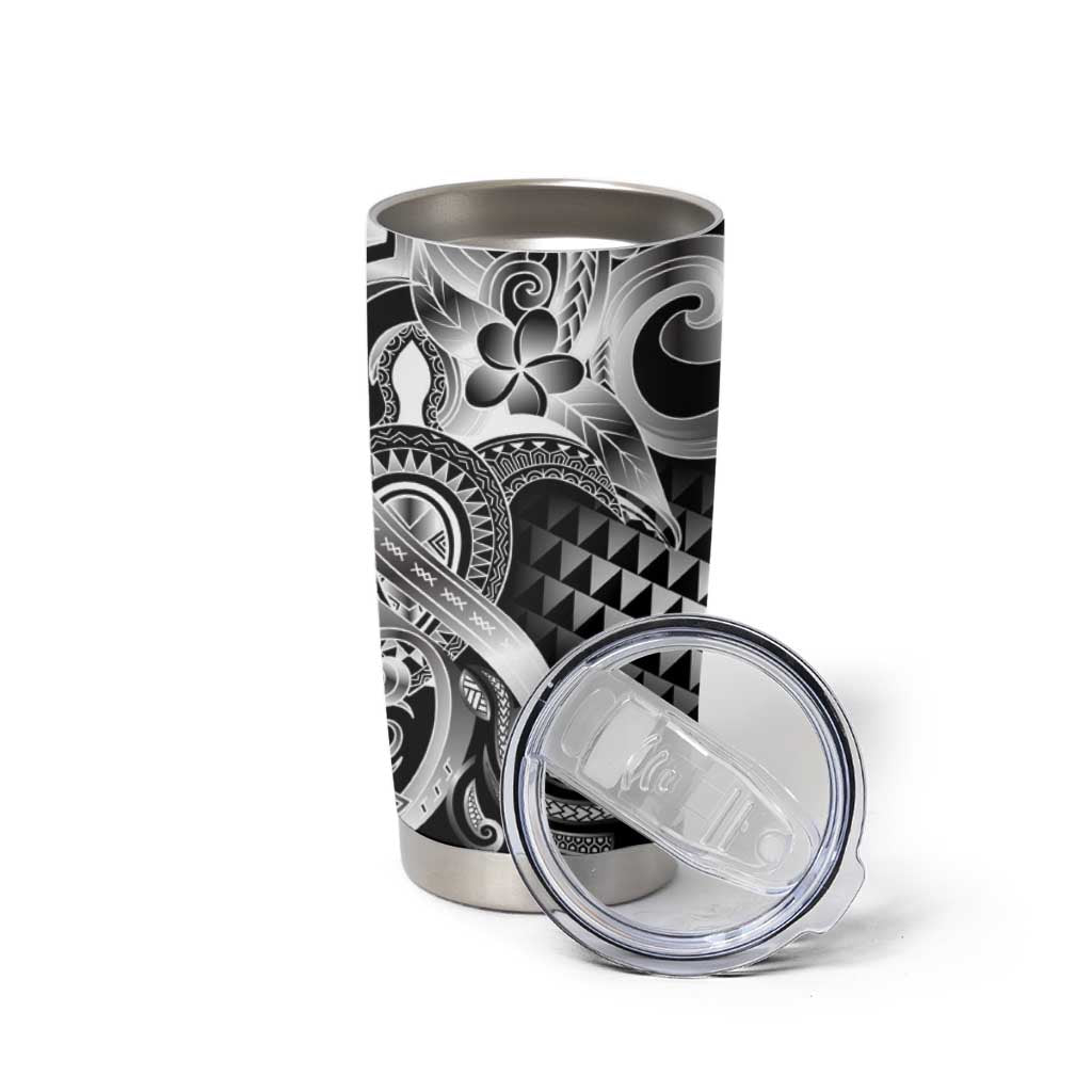 Aloha Black Tribal Honu Tattoo Tumbler Cup