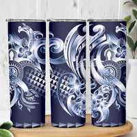 Aloha Blue Tribal Honu Tattoo Skinny Tumbler