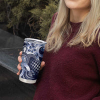 Aloha Blue Tribal Honu Tattoo Tumbler Cup