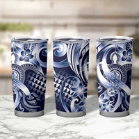 Aloha Blue Tribal Honu Tattoo Tumbler Cup