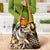 Aloha Gold Tribal Honu Tattoo Grocery Bag