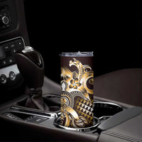 Aloha Gold Tribal Honu Tattoo Skinny Tumbler