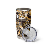 Aloha Gold Tribal Honu Tattoo Tumbler Cup