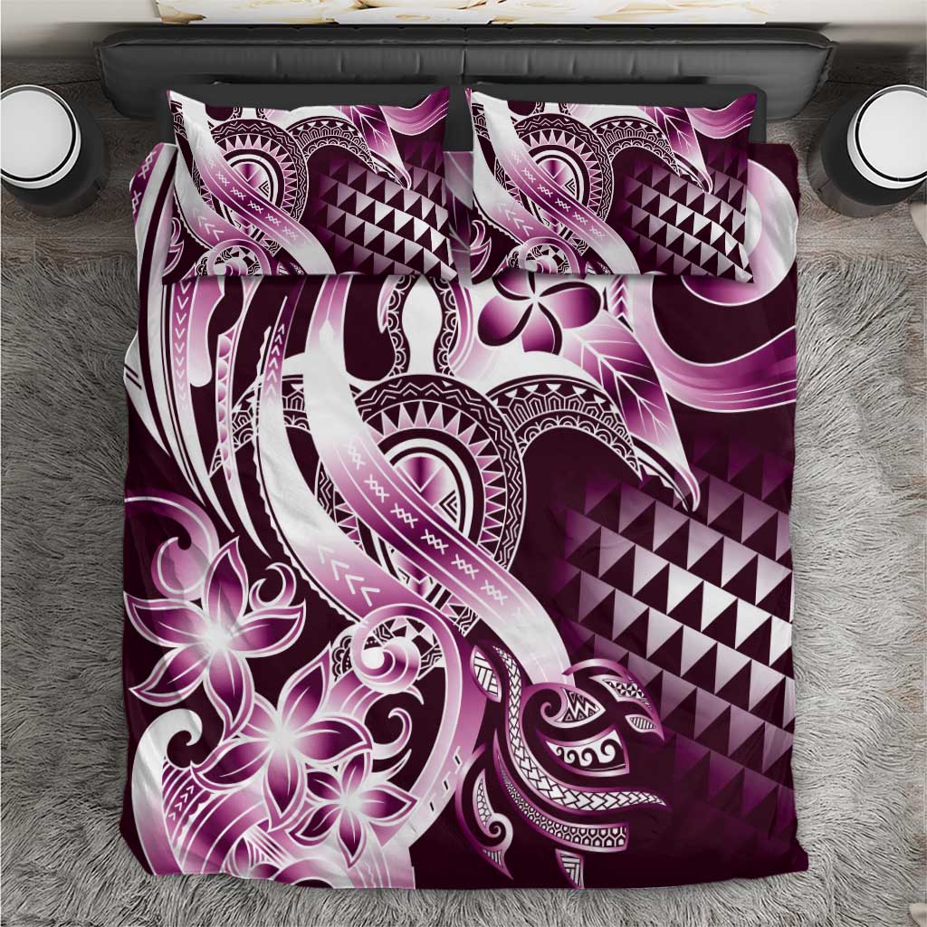 Aloha Pink Tribal Honu Tattoo Bedding Set