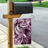 Aloha Pink Tribal Honu Tattoo Garden Flag