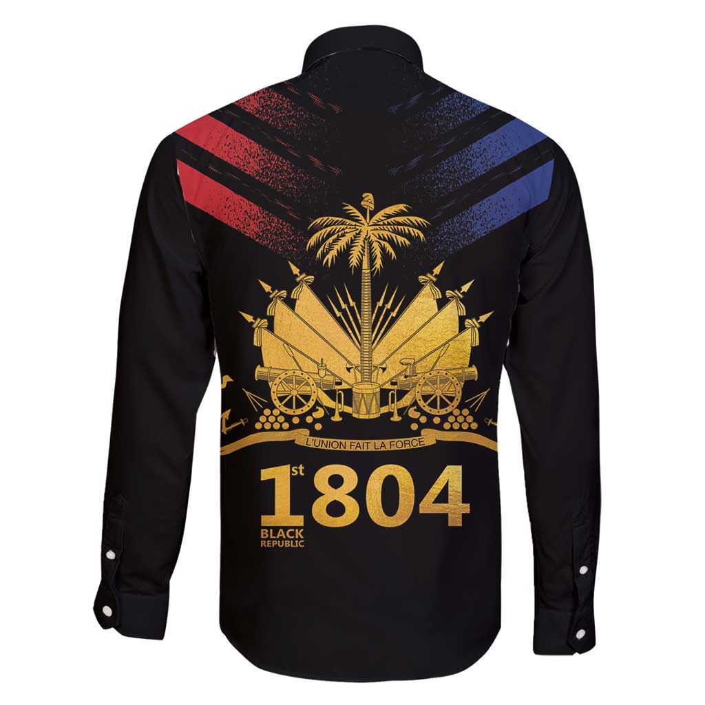 Haiti Independence Day Family Matching Off Shoulder Maxi Dress and Hawaiian Shirt The First Black Republic Since 1804