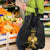 Haitian Negre Marron 1804 Grocery Bag Black Polynesian Pattern