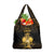 Haitian Negre Marron 1804 Grocery Bag Gold Polynesian Pattern