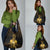 Haitian Negre Marron 1804 Grocery Bag Gold Polynesian Pattern