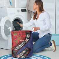 Personalised ANZAC Spirit 1915-2026 Filmstrip Tribute Laundry Basket Lest We Forget 25 April LT9 - Polynesian Pride