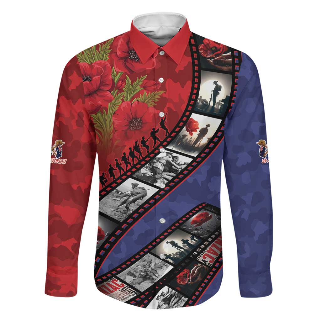 Personalised ANZAC Spirit 1915-2026 Filmstrip Tribute Family Matching Puletasi and Hawaiian Shirt Lest We Forget 25 April