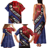 Personalised ANZAC Spirit 1915-2026 Filmstrip Tribute Family Matching Tank Maxi Dress and Hawaiian Shirt Lest We Forget 25 April
