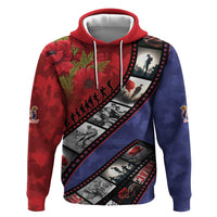 Personalised ANZAC Spirit 1915-2026 Filmstrip Tribute Hoodie Lest We Forget 25 April