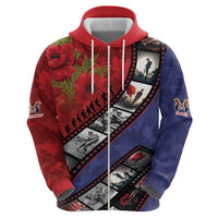 Personalised ANZAC Spirit 1915-2026 Filmstrip Tribute Hoodie Lest We Forget 25 April