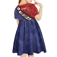 Personalised ANZAC Spirit 1915-2026 Filmstrip Tribute Kid Short Sleeve Dress Lest We Forget 25 April
